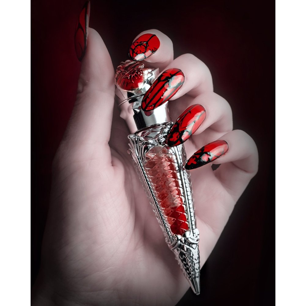 Lovelace Cosmetics - Immortal Kiss Bloody lip elixir Liquid Lipstick - Rood